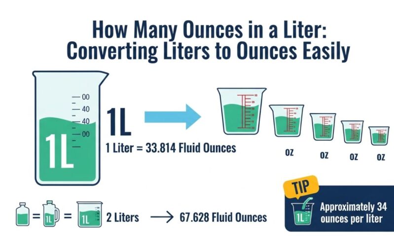 How Many Ounces in a Liter