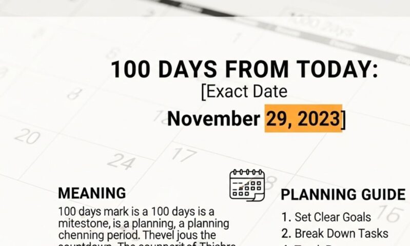 100 Days From Today