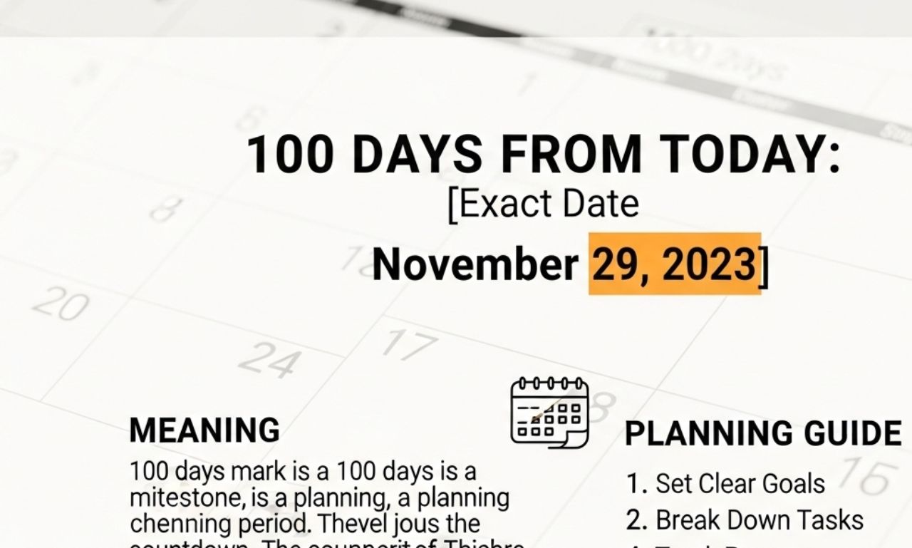 100 Days From Today