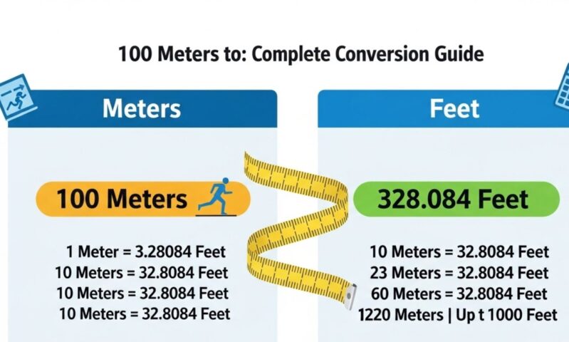 100 Meters to Feet