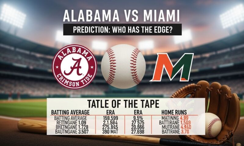 Alabama vs Miami Baseball Prediction