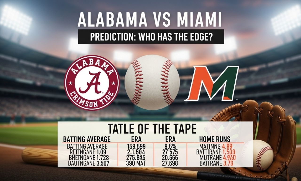 Alabama vs Miami Baseball Prediction