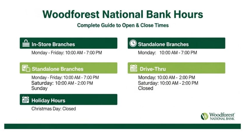 Woodforest National Bank Hours